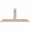 Ekena Millwork Portland Smooth Timber Gable Bracket, Douglas Fir, 60"W x 27"H x 1 1/2"D x 5 1/2"F, 11/12 Pitch GBW060X27X0206POR00SDF - alternate 1